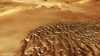 The European Space Agency's Mars Express orbiter captured images of metallic-looking sand dunes filling the giant Kaiser Crater on Mars. The
