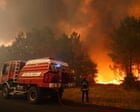 Photograph: Romain Perrocheau/AFP/GettyWildfiresThousands flee wildfires in France as temperatures reach extreme levels in southern EuropeSo