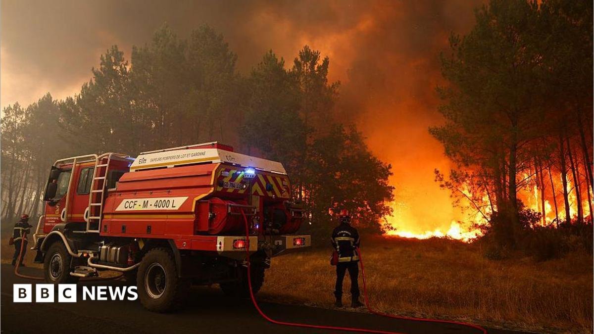 Image source, AFP via Getty ImagesByCachella Smith and Tara MewawallaPublished1 hour agoAround 12,000 people have been evacuated from the so