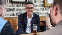 In his third policy announcement since becoming prime minister, Andy Burnham called the plan a "first step" to help businesses, and said pub