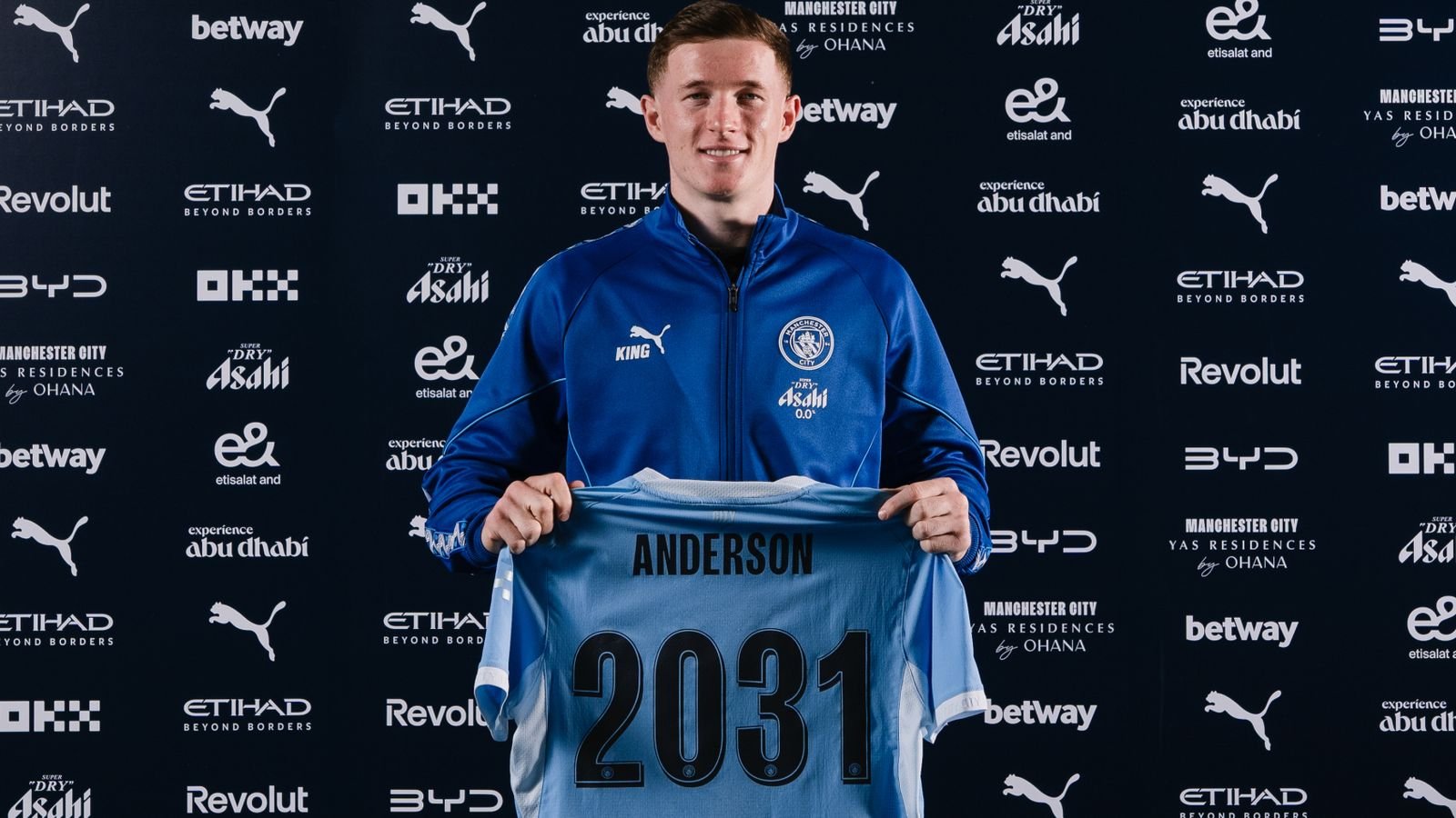 Elliot Andersons £116m move to Man City from Nottingham Forest confirmed; Anderson, who was a Man Utd target this summer, said: \"It's one o